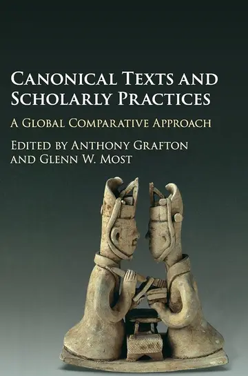 Cover of Canonical Texts and Scholarly Practices