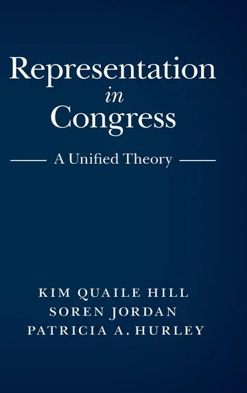 Cover of Representation in Congress