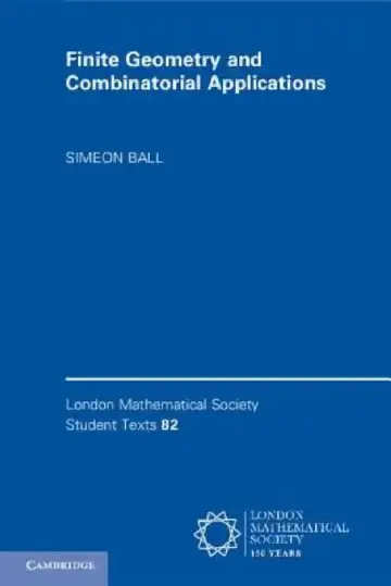 Cover of Finite Geometry and Combinatorial Applications