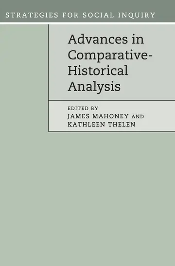 Cover of Advances in Comparative-Historical Analysis