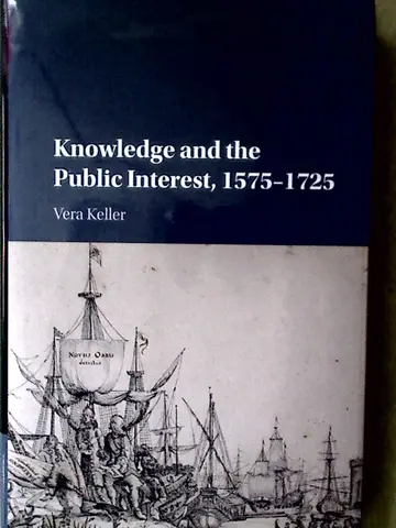 Cover of Knowledge and the Public Interest, 1575–1725