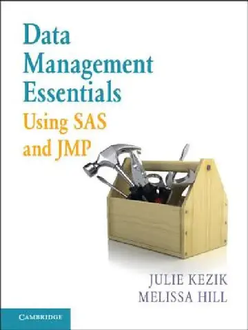Cover of Data Management Essentials Using SAS and JMP