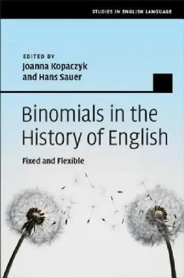 Cover of Binomials in the History of English