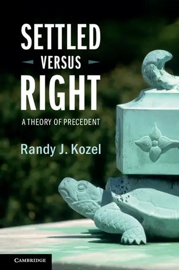 Cover of Settled Versus Right