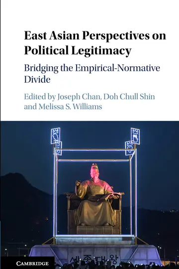 Cover of East Asian Perspectives on Political Legitimacy