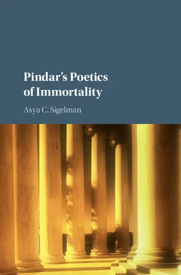 Cover of Pindar's Poetics of Immortality