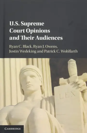 Cover of US Supreme Court Opinions and their Audiences