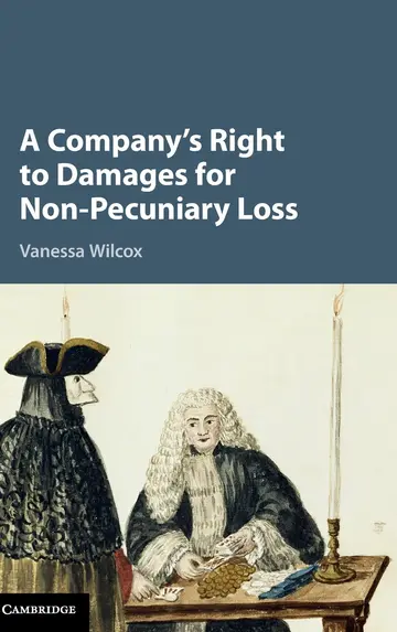 Cover of A Company'S Right to Damages for Non-Pecuniary Loss
