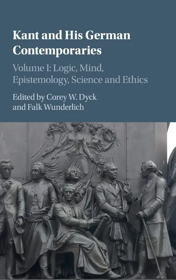 Cover of Kant and his German Contemporaries