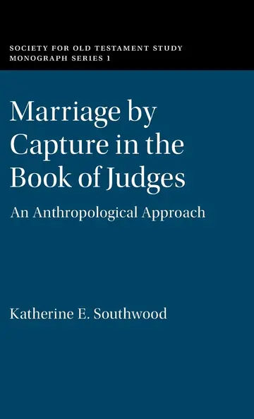 Cover of Marriage by Capture in the Book of Judges