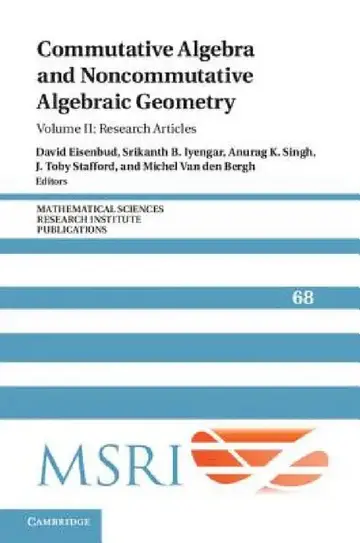 Cover of Commutative Algebra and Noncommutative Algebraic Geometry