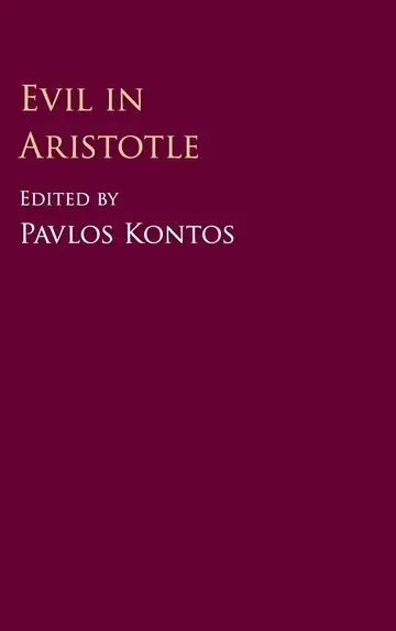 Cover of Evil in Aristotle