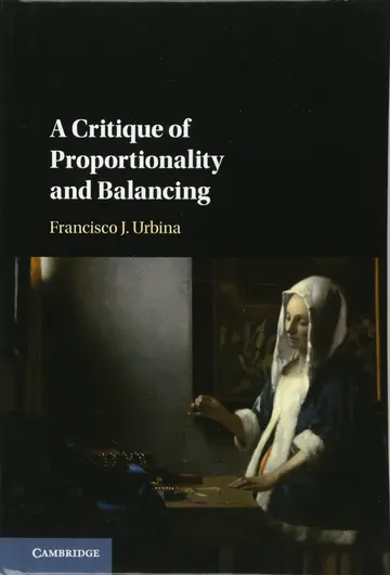 Cover of A Critique of Proportionality and Balancing