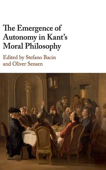 Cover of The Emergence of Autonomy in Kant's Moral Philosophy