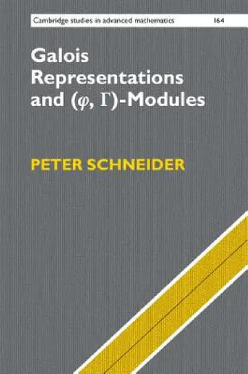 Cover of Galois Representations and (Phi, Gamma)-Modules