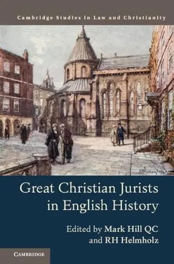 Cover of Great Christian Jurists in English History