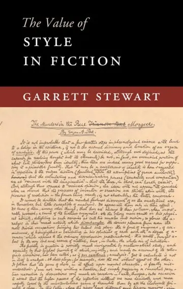 Cover of The Value of Style in Fiction