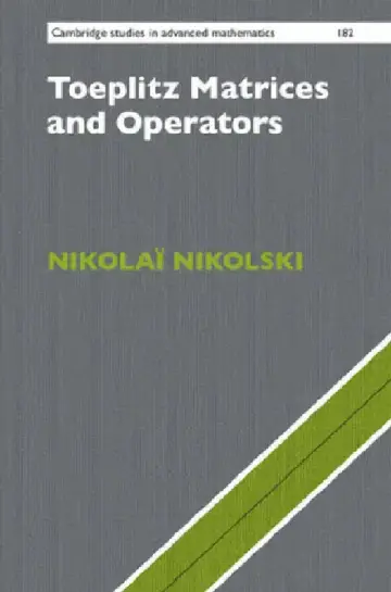 Cover of Toeplitz Matrices and Operators