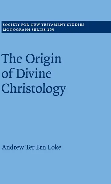 Cover of The Origin of Divine Christology