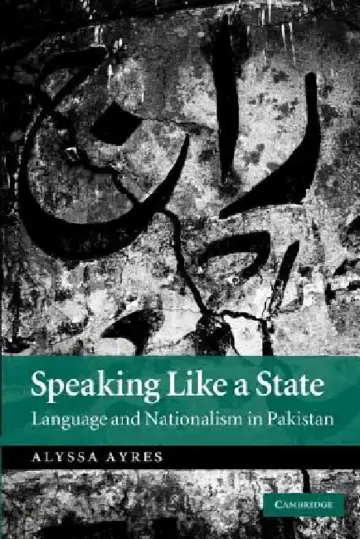 Cover of Speaking Like a State