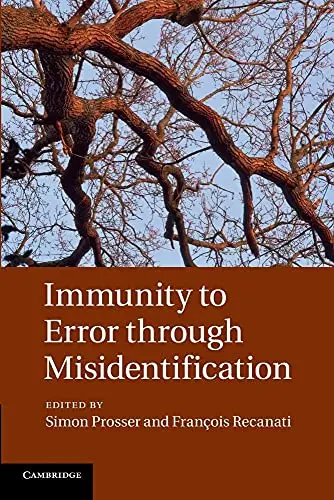Cover of Immunity to Error through Misidentification