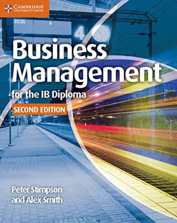 Cover of Business and Management for the IB Diploma Coursebook
