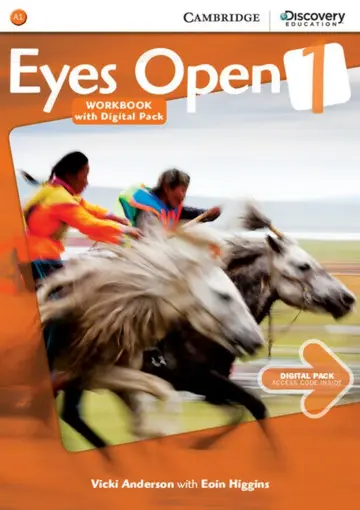 Cover of Eyes Open Level 1 Workbook with Online Practice