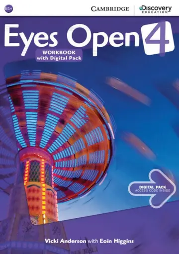 Cover of Eyes Open Level 4 Workbook with Online Practice