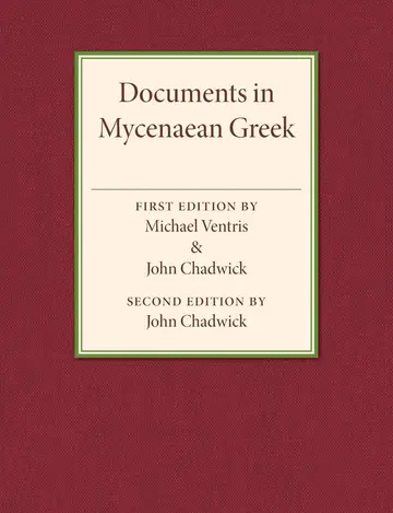 Cover of Documents in Mycenaean Greek