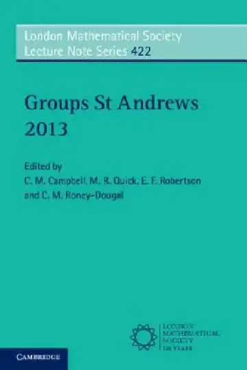 Cover of Groups St Andrews 2013