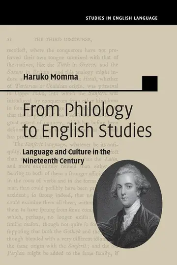 Cover of From Philology to English Studies