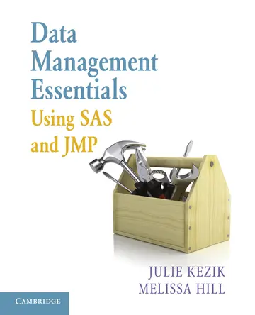Cover of Data Management Essentials Using SAS and JMP