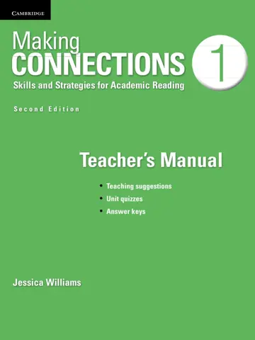 Cover of Making Connections Level 1 Teacher's Manual