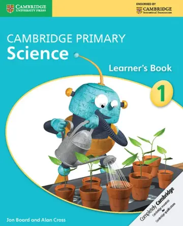 Cover of Cambridge Primary Science Stage 1 Learner's Book 1