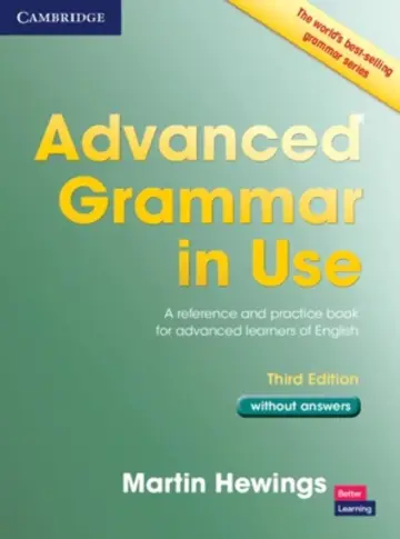Cover of Advanced Grammar in Use Book without Answers