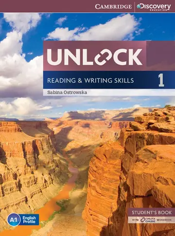 Cover of Unlock Level 1 Reading and Writing Skills Student's Book and Online Workbook