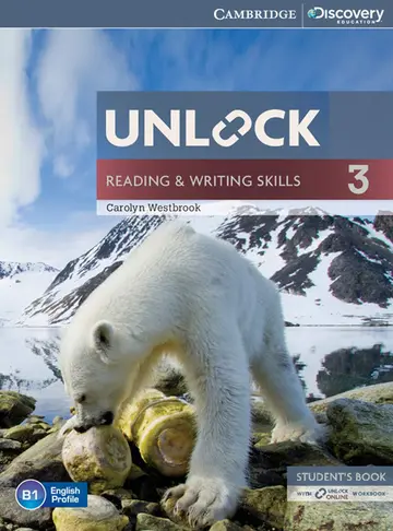 Cover of Unlock Level 3 Reading and Writing Skills Students Book and Online Work Book