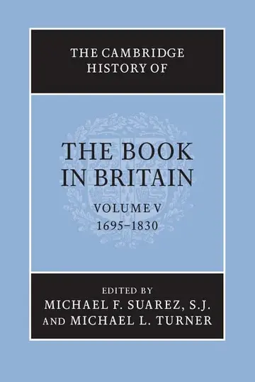 Cover of The Cambridge History of the Book in Britain