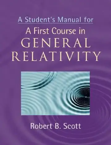 Cover of A Student's Manual for A First Course in General Relativity
