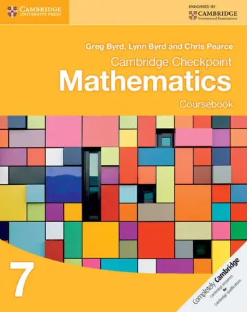 Cover of Cambridge Checkpoint Mathematics Coursebook 7