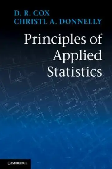 Cover of Principles of Applied Statistics