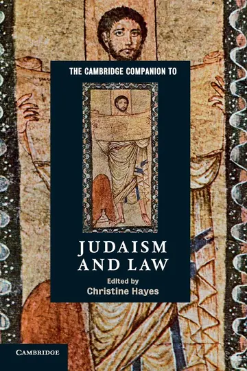 Cover of The Cambridge Companion to Judaism and Law