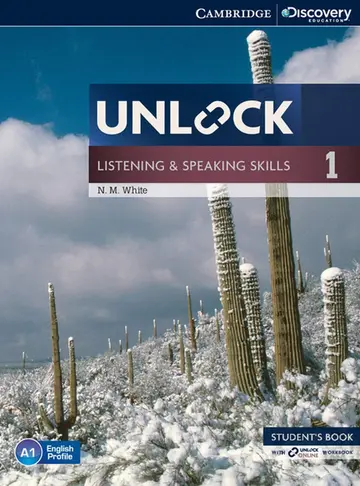 Cover of Unlock Level 1 Listening and Speaking Skills Students Book and Online Work Book