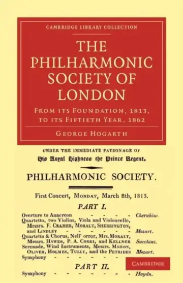 Cover of The Philharmonic Society of London