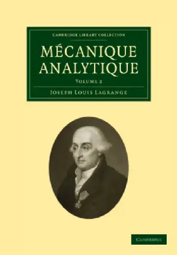 Cover of Mecanique analytique