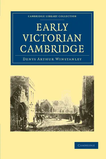 Cover of Early Victorian Cambridge