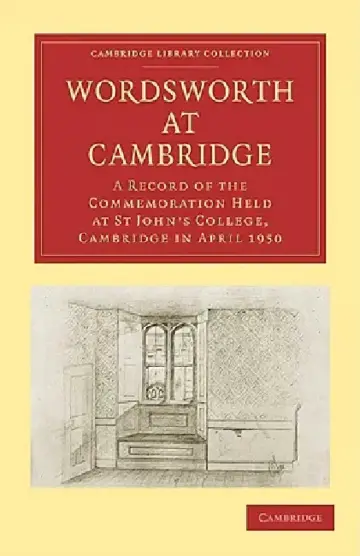 Cover of Wordsworth at Cambridge