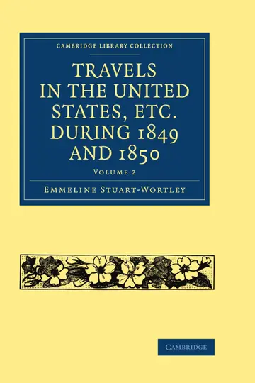 Cover of Travels in the United States, etc. during 1849 and 1850