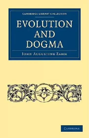 Cover of Evolution and Dogma