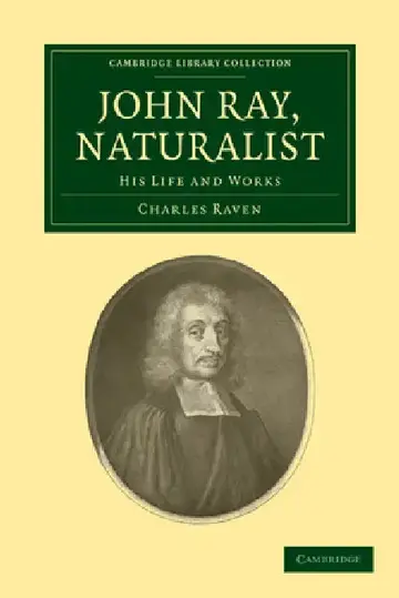 Cover of John Ray, Naturalist